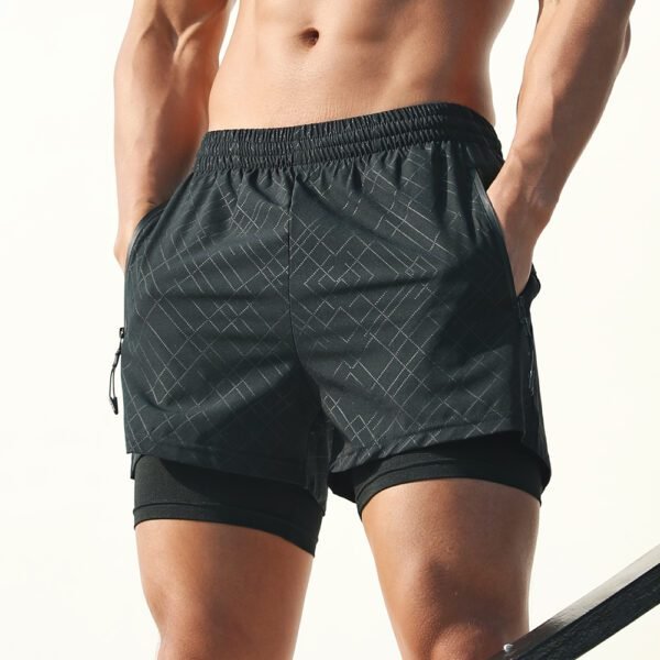 Men-2-in-1-Running-Shorts-Pockets-Compression-Liner-Gym-Training-Fitness-Workout-Short