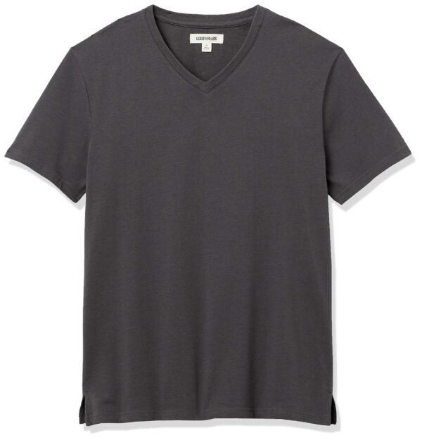 Men's Heavyweight Oversized Short-Sleeve V-Neck T-Shirt