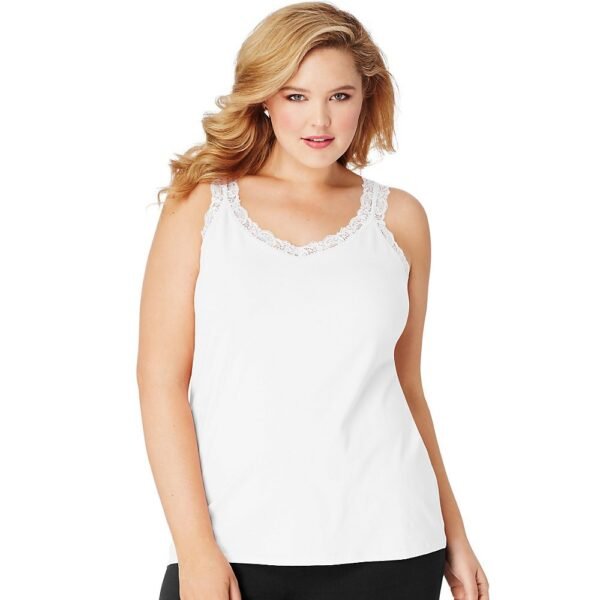 Women's Plus Size Stretch Jersey Tank