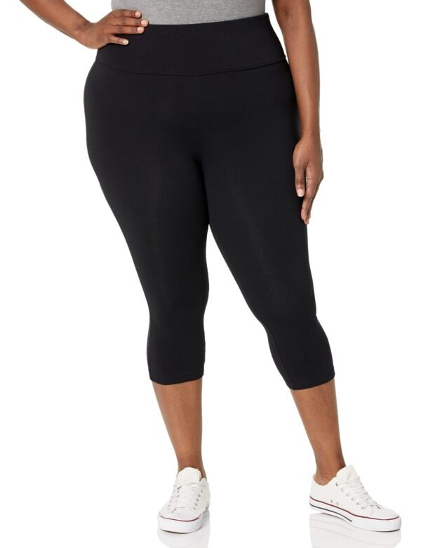 Women High Waisted Essential Capri Legging