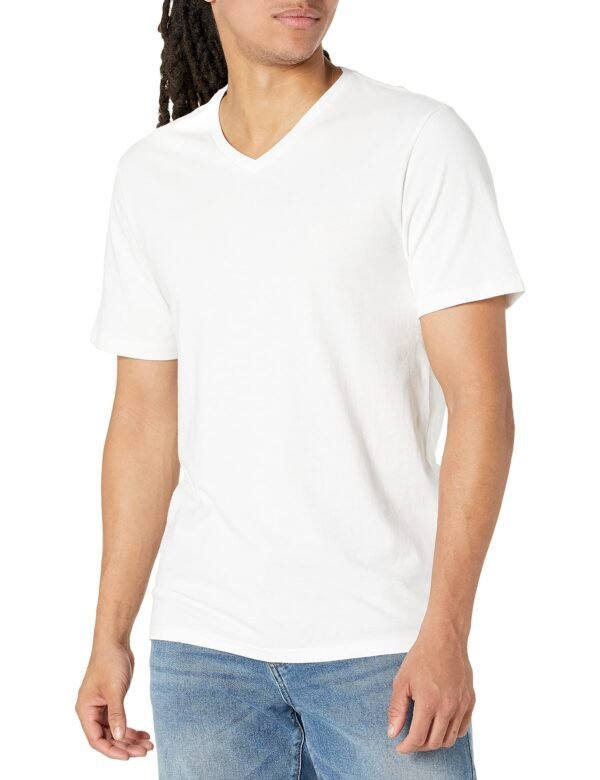 Men's 2-Pack Slim-Fit Short-Sleeve V-Neck T-Shirt