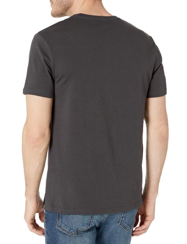 Men's Heavyweight Oversized Short-Sleeve V-Neck T-Shirt - Image 3