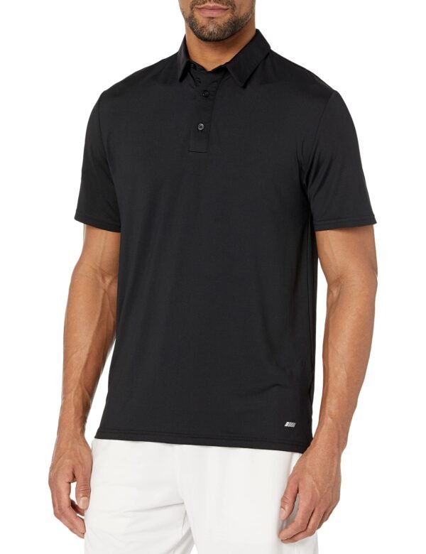 Men’s Slim-Fit Tech Stretch Polo Shirt - Image 3