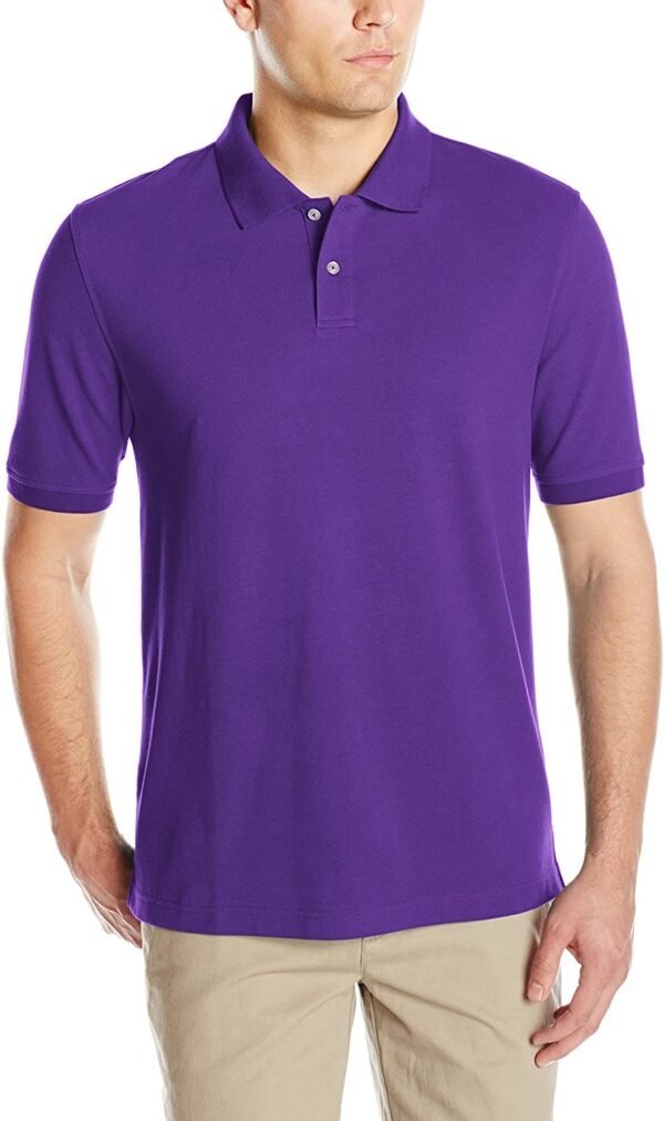 Men's Regular-fit Cotton Pique Polo Shirt - Image 4