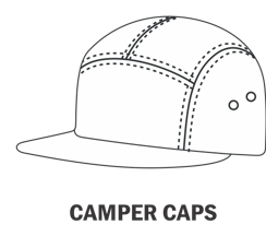 3D Pattern Of Camper Caps By Extreme Sports Caps