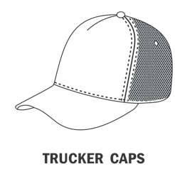 3D Pattern Of Trucker Caps By Extreme Sports Caps