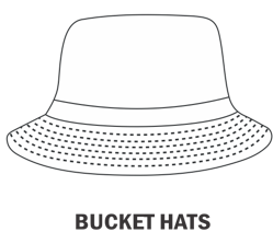 3D Pattern Of Bucket Hats By Extreme Sports Caps